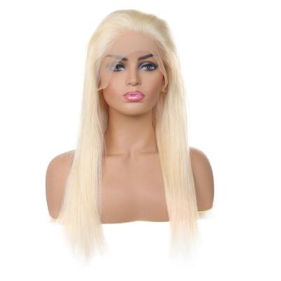 China Body Wave 613 Blonde HD Lace Frontal Wig Straight Blonde Hair Pre Plucked HD Lace Wig 613 Hair Wig Lace Front For Black Women for sale