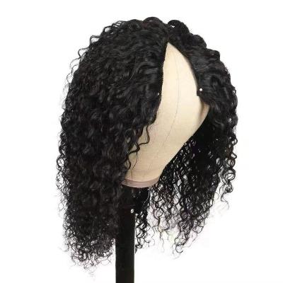 China Wholesale Body Wave V Part Wig Hair Wig,Best Quality Brazilian Hair Wig,Peruvian Curly Wave V Part Wigs For Black Women for sale