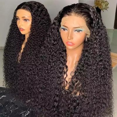 China HD Body Wave Curly Curly Full Lace Frontal Wig,Indian Raw Virgin Hair Wigs Seller,Pre Plucked Lace Front Wig For Black Women for sale