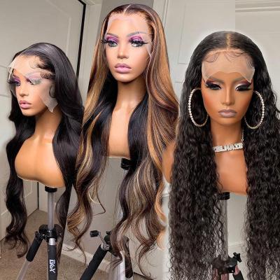 China Wholesale HD Body Wave Full Lace Frontal Wigs,Original Human Hair Wig For Black Women,Brazilian Lace Front Closure Virgin Hair Wig for sale