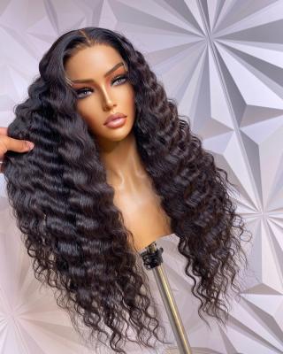 China Wholesale Body Wave Hd Lace Wig Human Hair Lace Front, Full Lace Hair Wigs, Brazilian Hair Hd Lace Frontal Wigs Deep Wave For Women for sale