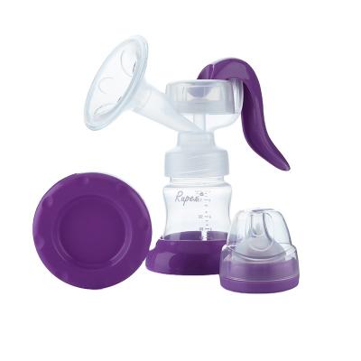 China BPA Free Easy Operation Strong Suction Breastfeeding Manual Breast Pump BPA Free for sale