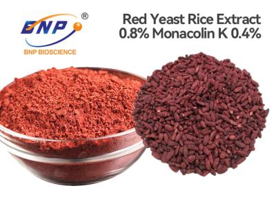 China BNP Red Yeast Rice Monascus Purpureus Extract 0.4% Monacolin-K for sale