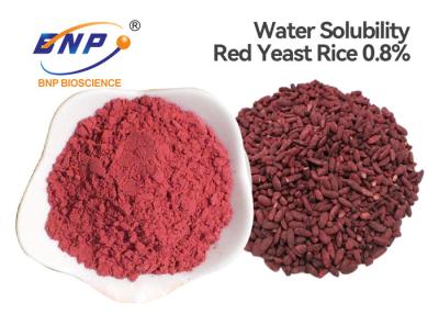 China Fine Powder Red Yeast Rice Extract 0.8% Monacolin K HPLC Test for sale