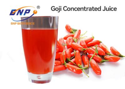 China Orange Red Goji Berry Extract Brix 45% Clarified Juice for sale