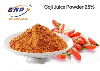 China Food Grade Goji Berry Extract Powder 25% Polysaccharide for sale