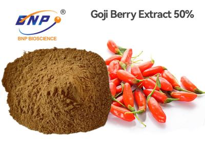 China Lycium Berry Wolfberry Extract Powder 80 Mesh 50% Polysaccharide for sale