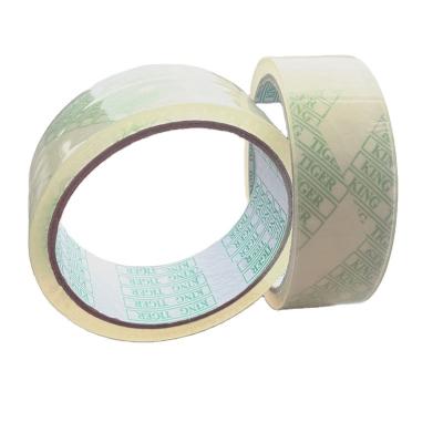 China Waterproof Wholesale Custom Printed Logo 72mm*100m Single Side PLA Self Adhesive Tape Packing Tapes for sale