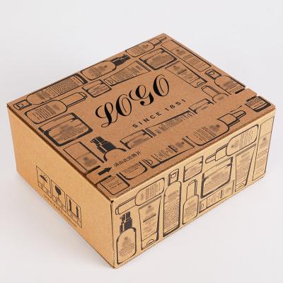 China Recycled Degradable Materials Recyclable E-Commerce Custom Logo Design Box With Tear Tear Side Stripe for sale