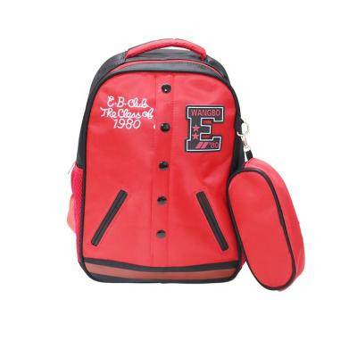 China New Design Waterproof Polyester Girls Backpack Kid School Bag With Pencil Case for sale