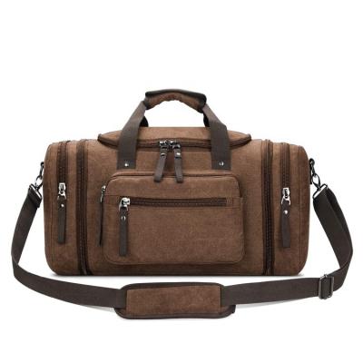 China Eco-Friendly Weekender Men's Best Selling Duffle Bag Overnight Bag For Toupons Canvas Travel Duffel Bag for sale