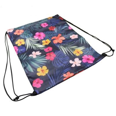 China Custom Printed Aluminum Waterproof Film Backpack Cooler Picnic Insulated Drawstring Bag for sale