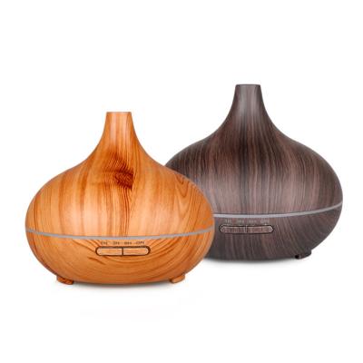 China Purify Air Wood Grain Therapy Diffusers Cool Mist Humidifier Air Diffuser Humidifier for sale