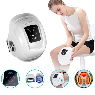 China Electric Leg Laser Infrared Pain Relief Physiotherapy Vibration Air Compression Shiatsu Knee Joint Cap Massager With Heat for sale