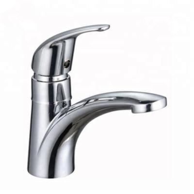 China New Design Thermostatic Faucets Chrome Plated Stainless Steel Faucets Single Handle Basin Mixer Tap for sale