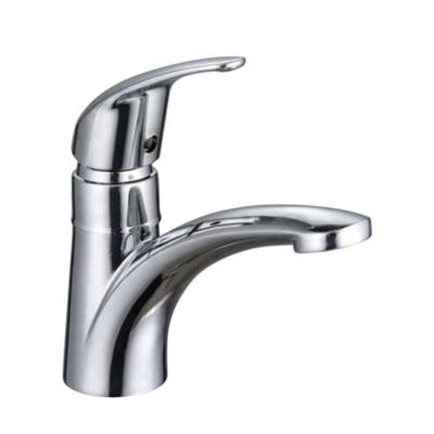 China Thermostatic Faucets Brushed Nickel Single Handle Tall Single Hole Faucet Fashion Basin Faucet for sale