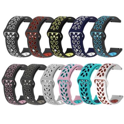 China Soft and Hard Silicone Strap Correa Replacement 20MM Soft Watch for Huami Amazfit Bip Strap for sale