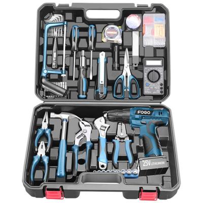 China Wholesale Toolkit Household Electric Drill DIY Tools Hardware Special Maintenance Multifunctional Electrician Toolbox Repair Tool Kit for sale