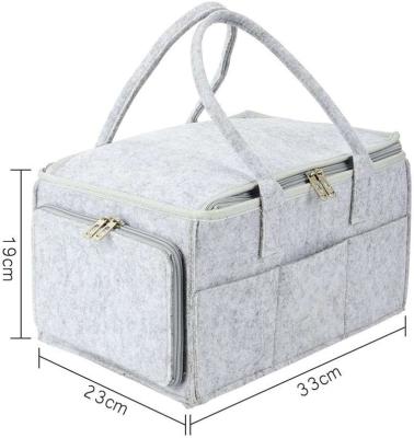 China Wholesale Fasion Organizer Portable Large Car Travel Baby Bag Diaper Diaper Trolley for sale