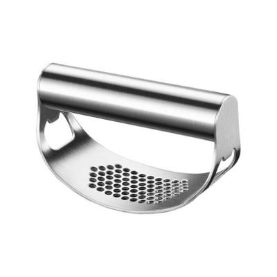 China Wholesale Viable Stainless Steel Hand Rocker Set Meat Grinder Grinder, Chopper Garlic Crusher Press With Beer Opener for sale