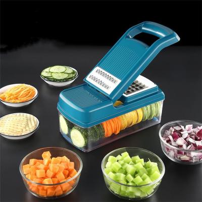 China Viable Wholesale Multifunctional Manual Kitchen Accessories Vegetable Food Slicer, Onion, Salad, Veggie Cleaver for sale