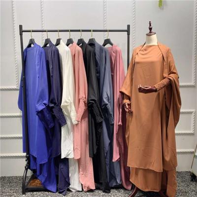 China Wholesale Polyethersulfone Eid Hooded Muslim Women Hijab Robe Prayer Robe Long Khimar Full Cover Ramadan Gown Abayas Islamic Jilbab Abaya for sale