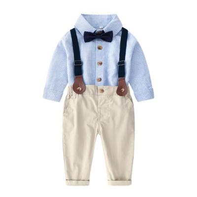 China Free Sample Autumn Kid Child Gentleman Wedding Soft/Durable Party Clothes Winter Baby Toddler Boy Formal Suit Outfits For Boys for sale