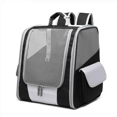 China Outdoor Airy Breathable Travel Design Airline Approved Fashion Folding Mesh Pet Cat Backpack Carrier for Small Puppies Dogs for sale