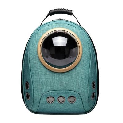 China Polyester Viable Cloth Acrylic Space Capsule Bubble Travel Pet Backpack Carrier For Cat Dog for sale