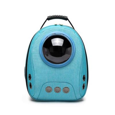 China Best Viable Polyester Fabric Acrylic Capsule Space Bubble Travel Pet Backpack Carrier For Cat Dog for sale