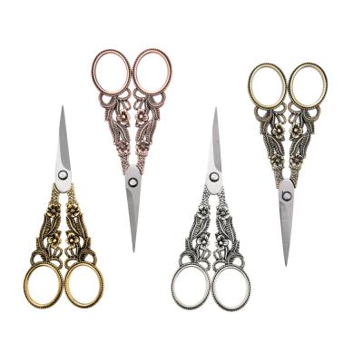 China 15*6CM Mini Embroidery Scissors Sewing Shears Gold Embroidery Scissors Tailor Scissors for sale