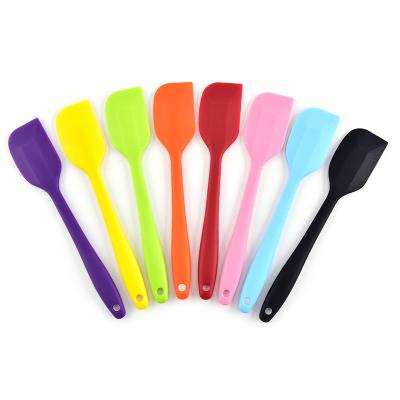 China Food Grade Silicone Baking Non Stick Butter Mini Kitchen Pastry ToolsSilicone SpatulaSolid Cake Baking Tools for sale