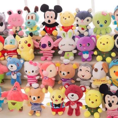 China Plush 10-20cm Plush Toys For Claw Machine Toy Crane Machine Stuffed Plush Toys for sale