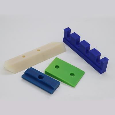 China High Abrasion Resistant Customized Nylon Plastic Parts Processing CNC Turning Processing Special Shaped Slider Parts for sale