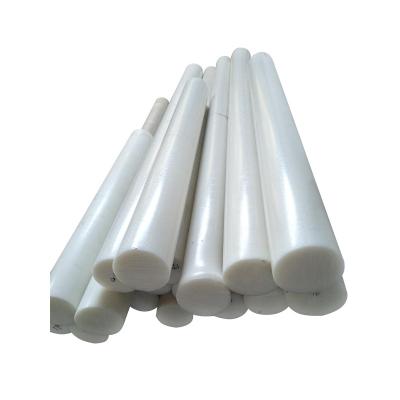 China High Strength Customizable Wear Resistant PE Rod White Mechanical Parts Processing High Temperature Resistant PE Rod Polyethylene Rod for sale