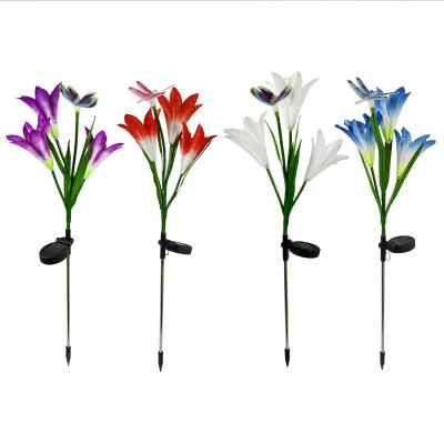 China SE911005 Outdoor Garden Solar Garden Decoration Light Lily LED Light for sale