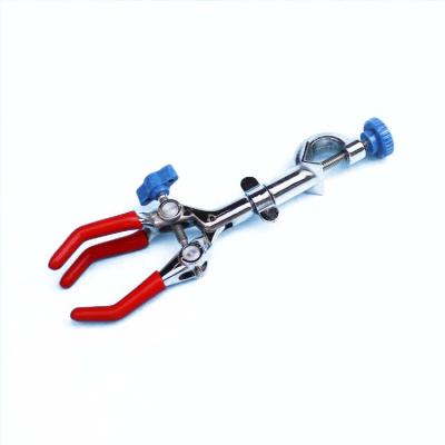 China Multi-Functional Large Size Extension Clamp Universal Three Finger Lab Clamp for sale