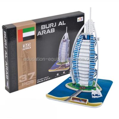 China DIY TOY SE91155 Burj Al Arab Type 3D Puzzle Educational Building Set for sale