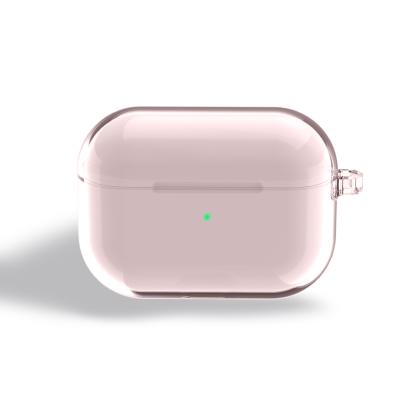 China Amazing Transparent Color Luxury High Thin Fit TPU Cover Plating Soft Shockproof Case For Airpods pro 3 for sale