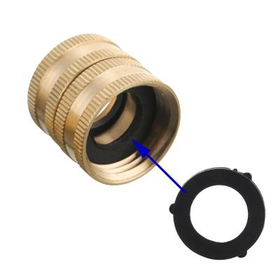 China Factory Garden Water Hose Connector Adapter Kit 3/4 Male Quick Connector Copper Waterproof Adapter Kit With Washers for sale