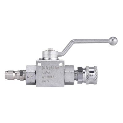 China 3/8 Inch Quick Connect High Quality Stainless Steel Ball Valves Pressure Seal Parts Ball Valve 3/8 Inch Quick Connect for sale