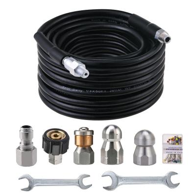 China Hotels Sewer Jetter Kit High Impact Drain High Pressure Pipe Sewer Rotating Nozzle for sale