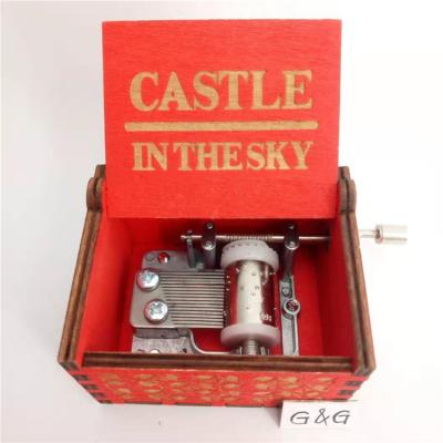 China Selling Custom Wooden Red Hot Wooden Music Box for sale