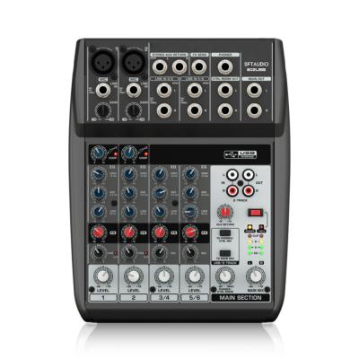 China 8-Input 2-Bus Premium Mixer with Mic Preamps and EQs and USB/Audio British Interface 802USB Compressors for sale