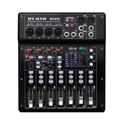 China No MIXER Effect Footswitch Special 8 Channel Professional Digital Mixer for sale