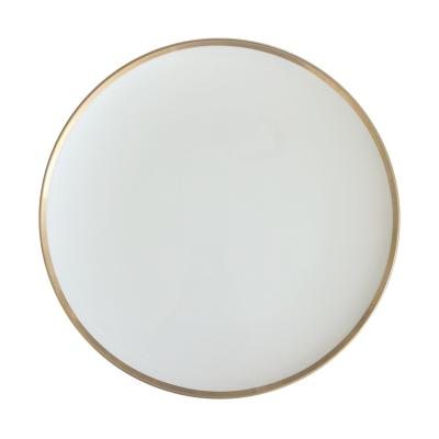 China Viable Wholesale Cheap Ceramic Dish Sets Tableware 8 Inch Bone China Dish Luxury Dessert Dish For Wedding for sale