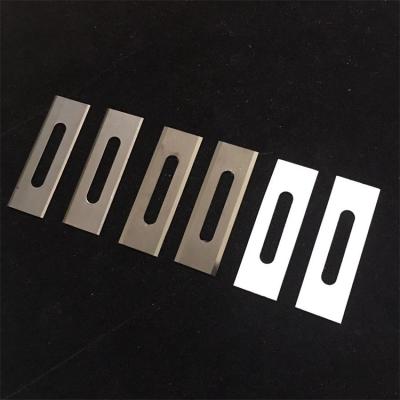 China Wholesale Machinery Industry Tungsten Carbide Cutter Razor Blade With Size Holes for sale