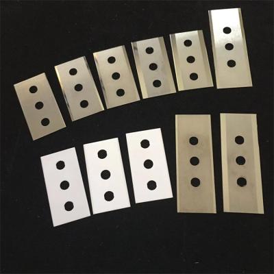 China Machinery Industry Three Holes Blade For Copper Film Cutting for sale