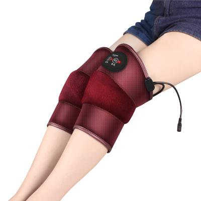 China Knee Support Brace Vibration Massager Heating Electric Knee Pad For Arthritis Pain Relief for sale