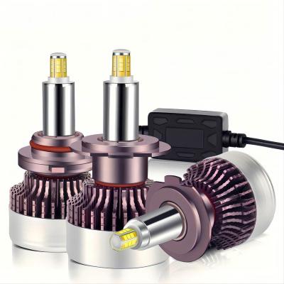 China 6 Sides 3D LED Auto Accessories LED Headlight 6 Sides H7 80W 6000K 9005 Led Headlight Bulb For R9 Car for sale